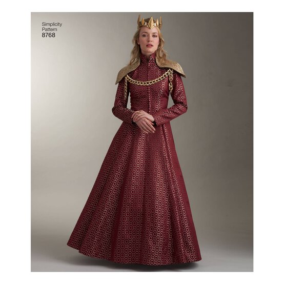 Simplicity Fantasy Costume Sewing Pattern 8768 (14-22) image number 3