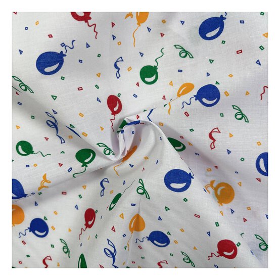Balloons Polycotton Fabric by the Metre image number 1