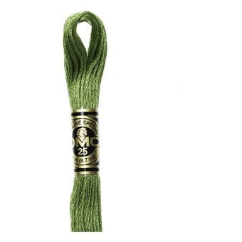 DMC Green Mouline Special 25 Cotton Thread 8m (3347)