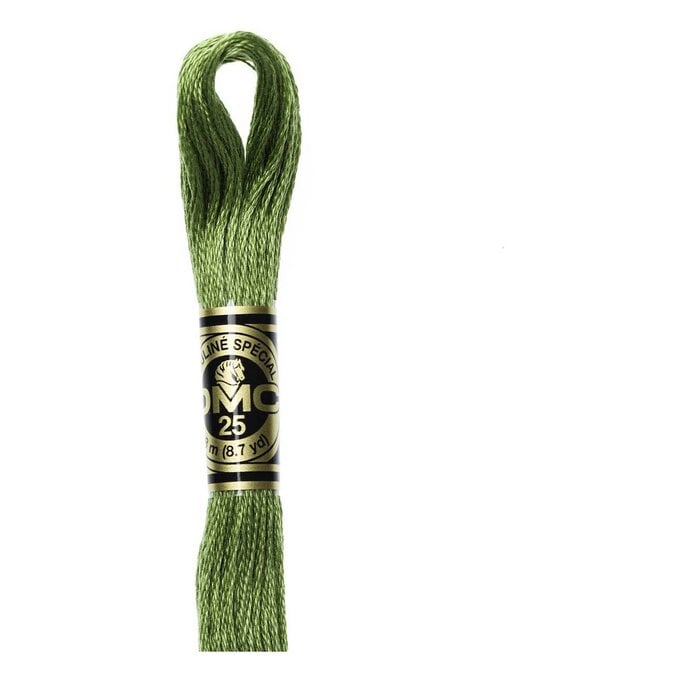 DMC Green Mouline Special 25 Cotton Thread 8m (3347) image number 1