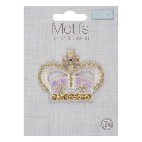 Trimits Crown Iron-On Patch image number 2