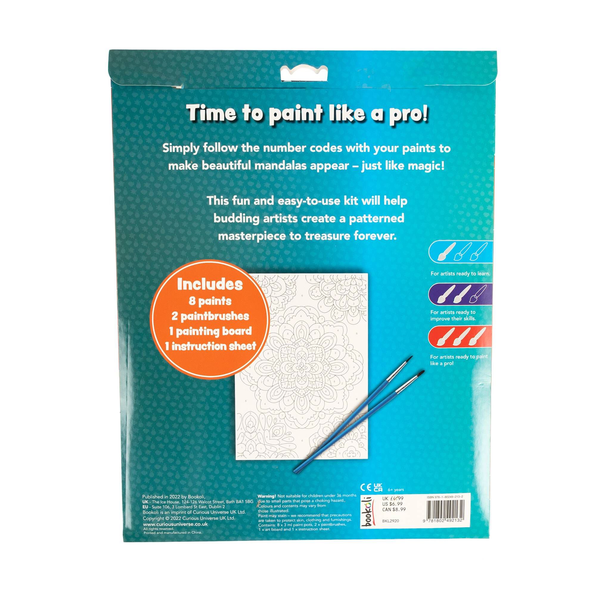 Mandala Paint by Numbers Hobbycraft