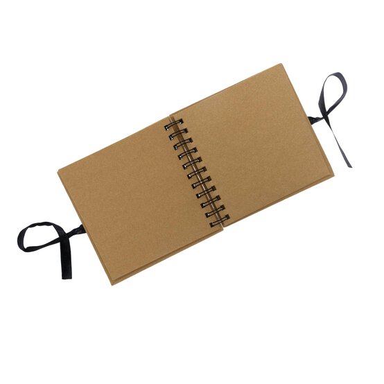 Spiral Bound Kraft Scrapbook 6 x 6 Inches image number 3