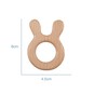 Trimits Wooden Bunny Craft Ring 6cm image number 3