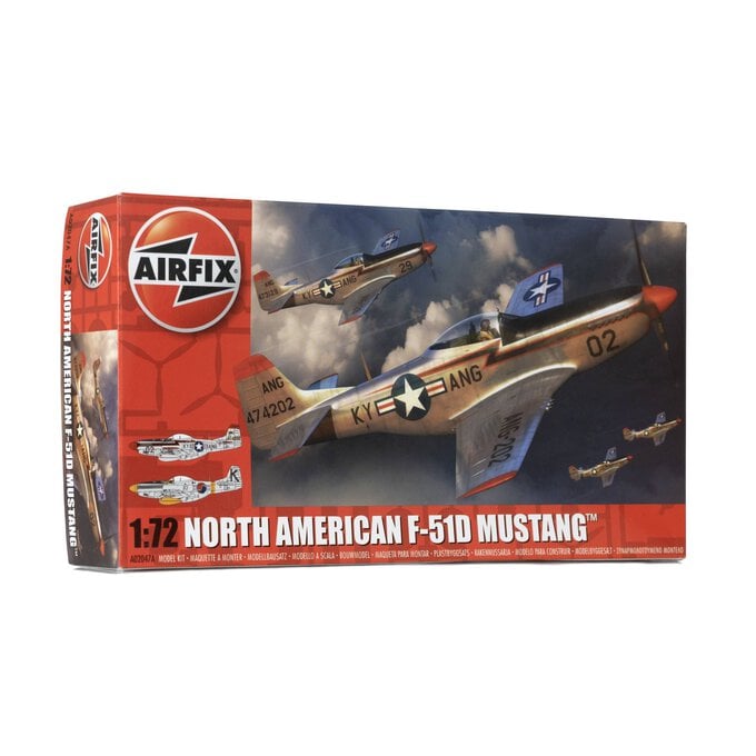Airfix North American F-51D Mustang Model Kit 1:72 image number 1