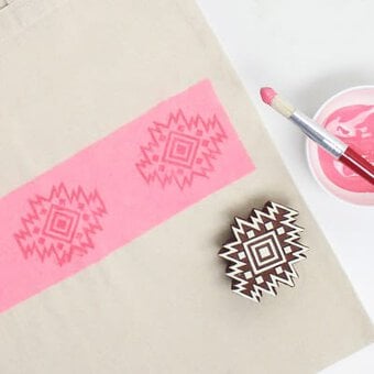 How to Make Woodblock Printed Tote Bags