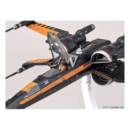 Revell Bandai Poe&rsquo;s X-Wing Fighter Model Kit 1:72 image number 5