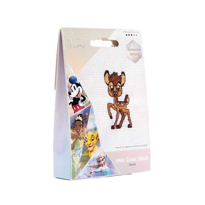 Disney 100 Bambi Mini Cross Stitch Kit image number 1