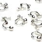Beads Unlimited Silver Plated Ear Screws 15mm 4 Pack image number 1