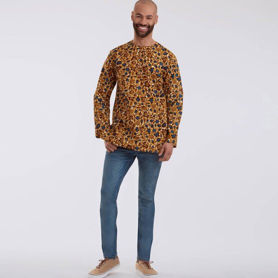 Simplicity Men&rsquo;s Shirt Sewing Pattern S9158 (44-52) image number 3