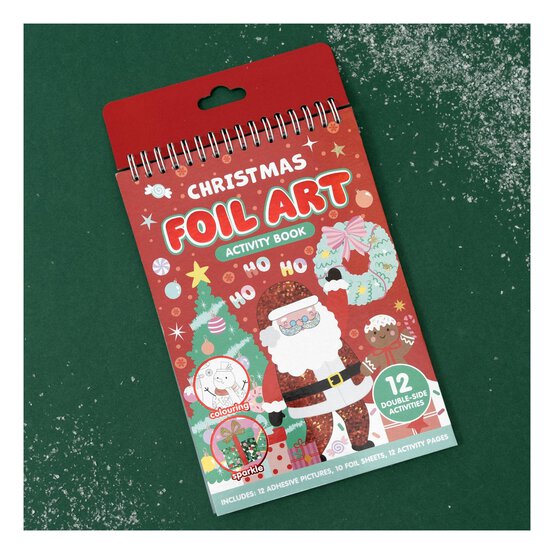Christmas Foil Art Activity Book image number 1