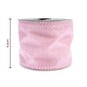 Pale Pink Wire Edge Organza Ribbon 63mm x 3m image number 3