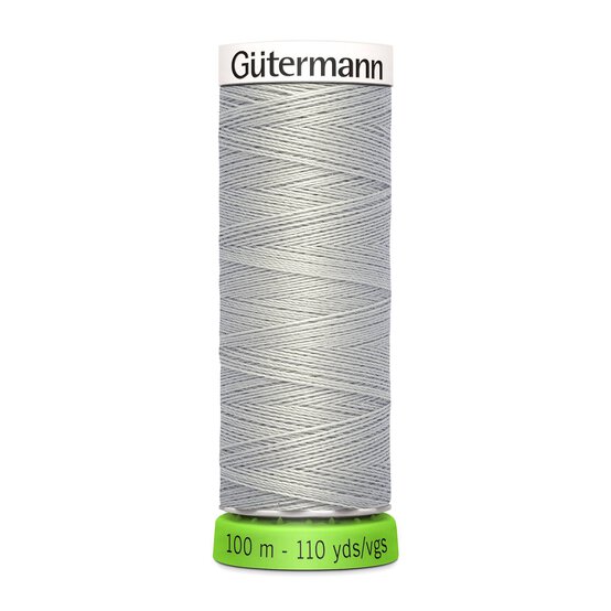 Gutermann Mid Silver Sew All Recycled rPET Thread 100m (38) image number 1