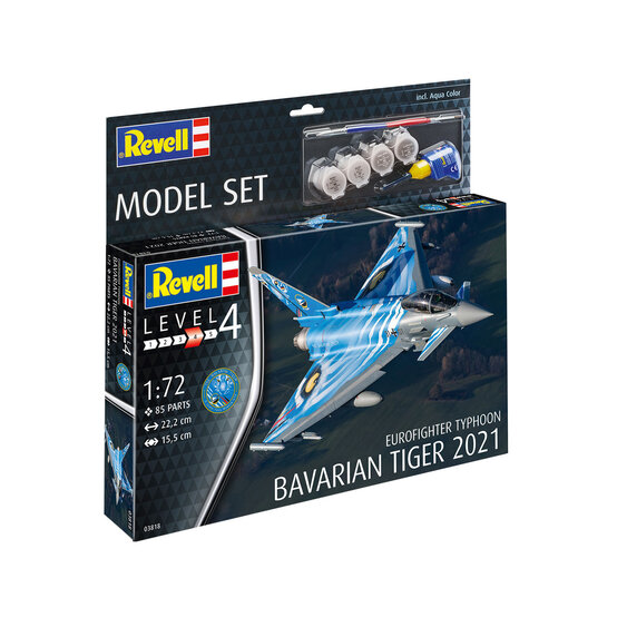 Revell Eurofighter Typhoon Bavarian Tiger 2021 Model Set 1:72 image number 1