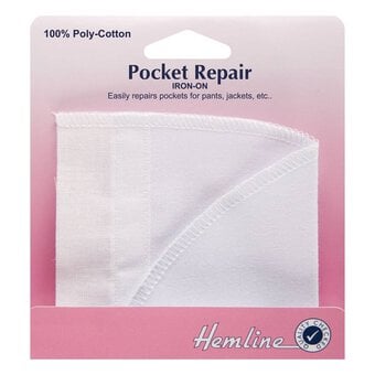 Hemline Iron-On Trouser Pocket Repair