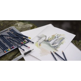 Derwent Watercolour Pencils 12 Pieces image number 4