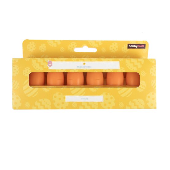Carrot Highlighters 6 Pack  image number 4