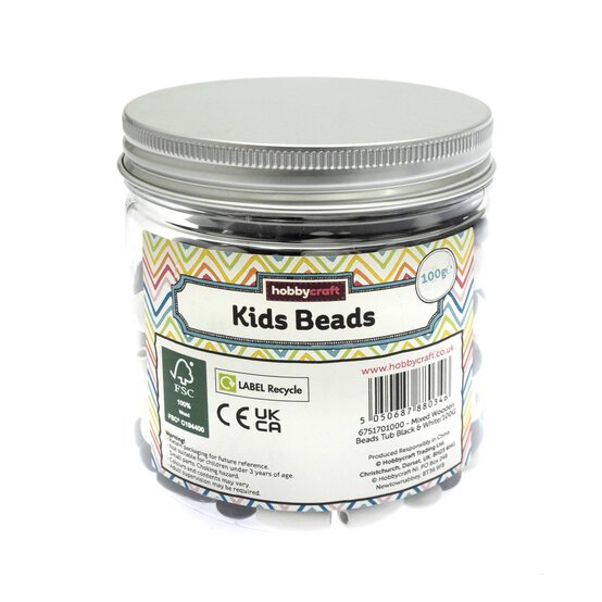 Black and White Beads Tub image number 4