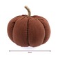 Brown Cotton Viscose Pumpkin 12cm image number 4