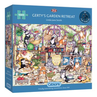 Gibsons Gerty’s Garden Retreat Jigsaw Puzzle 1000 Pieces