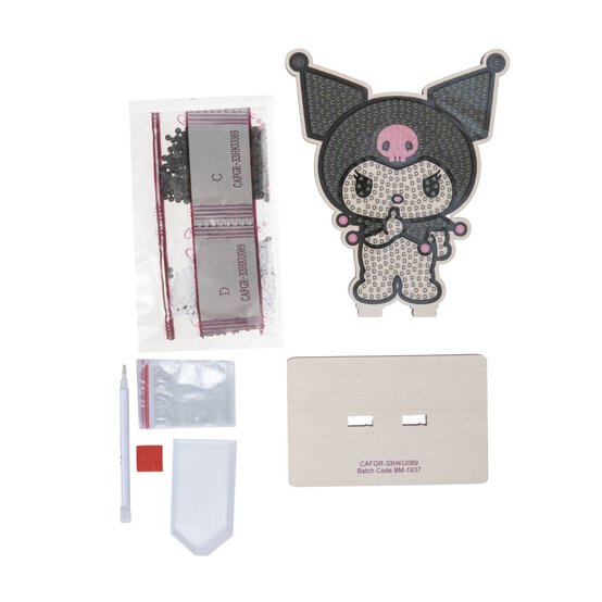 Crystal Art Buddies Hello Kitty Kuromi Kit  image number 3