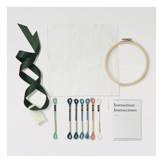 DMC Stork Baby Keepsake Embroidery Kit image number 3