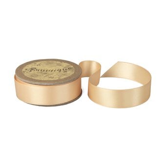 Gold Double-Faced Satin Ribbon 18mm x 5m