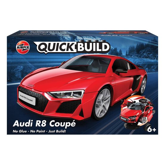 Airfix Quickbuild Audi R8 Coupe Model Kit  image number 1