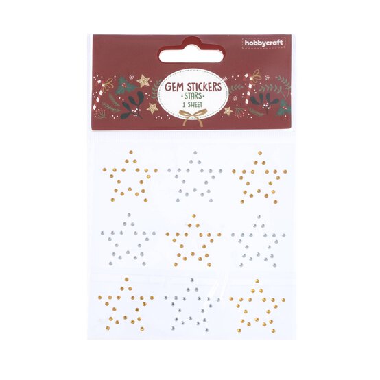 Assorted Star Gem Stickers image number 4