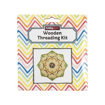 Geometric Mandala Wooden Threading Kit image number 5
