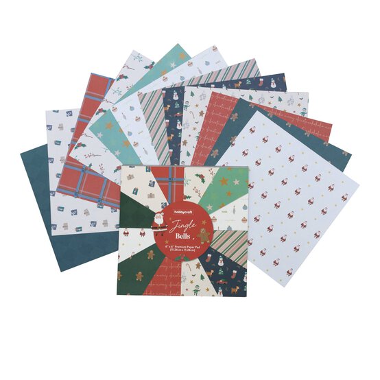 Jingle Bells 6 x 6 Inches Paper Pad 24 Sheets image number 1