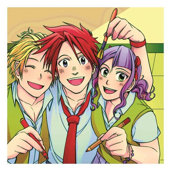 Lyra Graduate Graphite Pencils Manga Set 8 Pieces image number 4