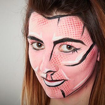 How to do Pop Art Face Paint