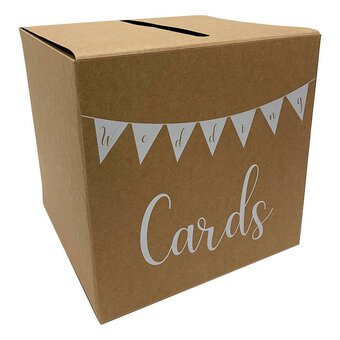 Kraft Wedding Card Box