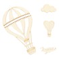 Papermania Mixed Wooden Hot Air Balloon Shapes 20 Pack image number 1