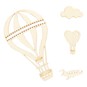 Papermania Mixed Wooden Hot Air Balloon Shapes 20 Pack image number 1