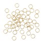 Gold Plated Split Rings 50 Pack image number 1