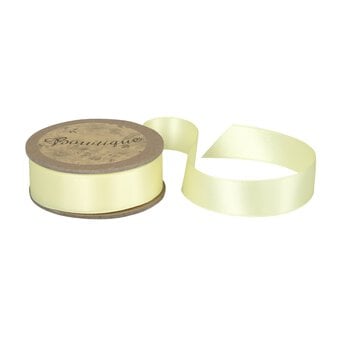 Baby Maize Double-Faced Satin Ribbon 18mm x 5m