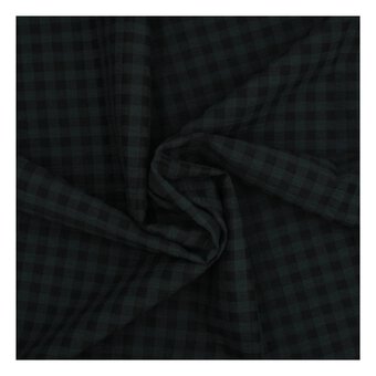 Black Waffle Fabric by the Metre