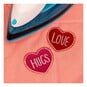 Heart Iron-On Patches 2 Pack image number 2