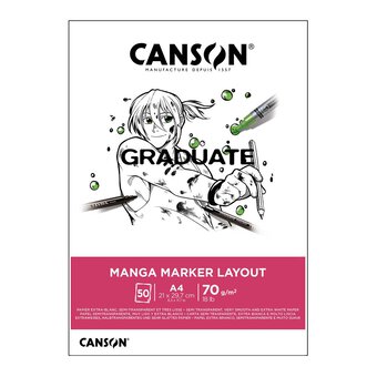 Canson Graduate Manga Marker Layout Pad A4 
