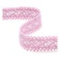 Pink Cotton Lace Ribbon 18mm x 5m image number 1