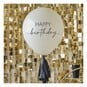 Ginger Ray Happy Birthday Balloon with Black Tassel Tail image number 3