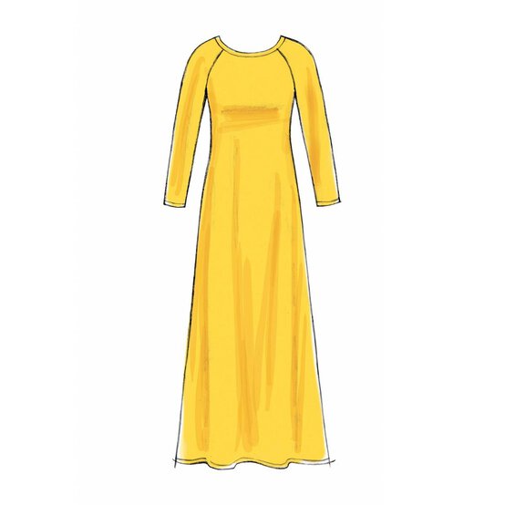 McCall’s Dress and Leggings Sewing Pattern M7122 (XS-M) image number 3