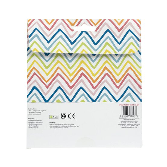 Ladybird Pom Pom Plate Kit image number 4