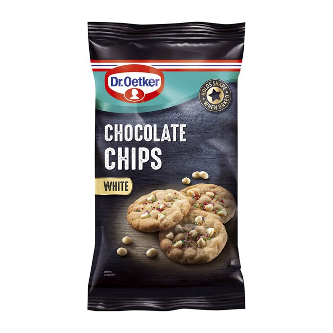 Dr. Oetker White Chocolate Chips 100g