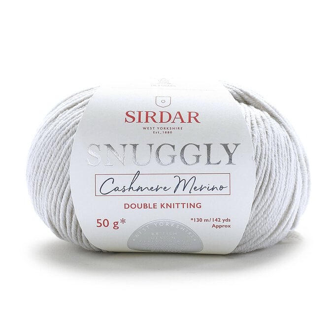 Sirdar Silver Snuggly Cashmere Merino DK Yarn 50g image number 1