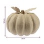 Mache Pumpkin with Leaves 26cm image number 5