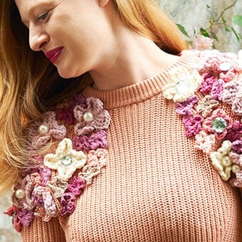 How to Crochet a Hydrangea Bloom Sweater