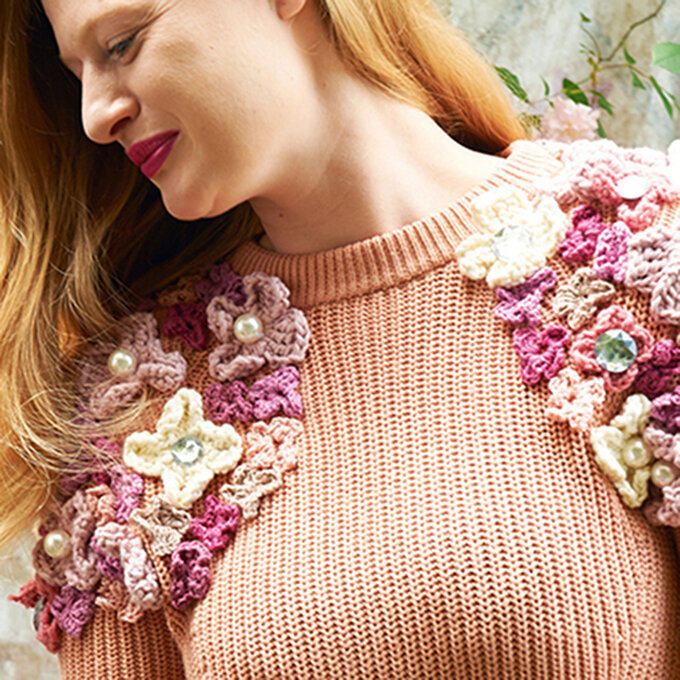How to Crochet a Hydrangea Bloom Sweater image number 1